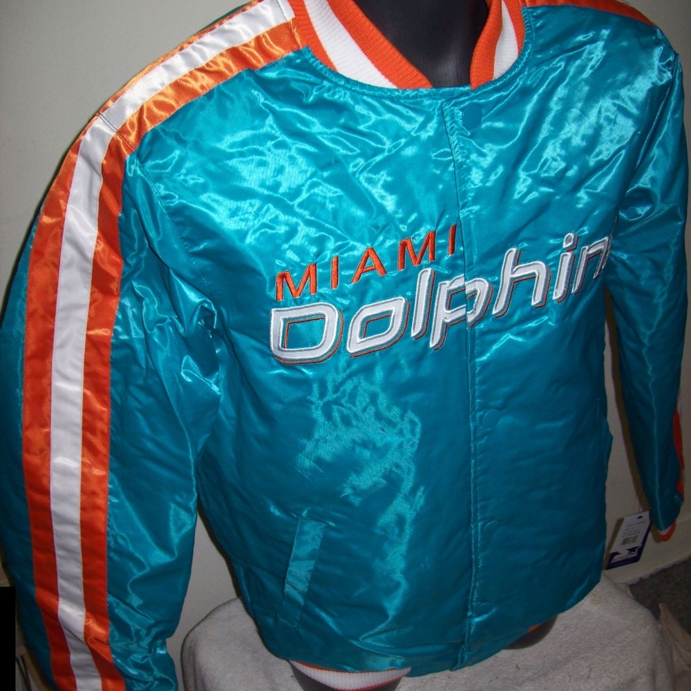 MIAMI DOLPHINS STARTER Snap Down Jacket